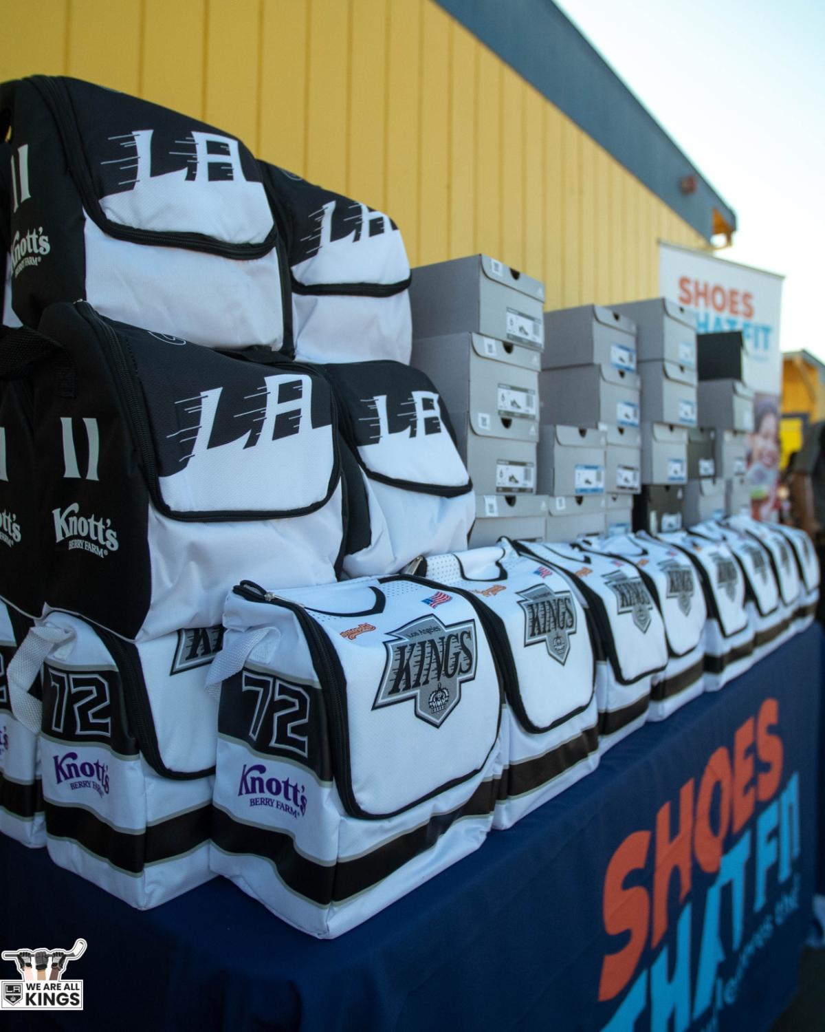 Sports Central LA on X: The @LAKings partnered up with @ShoesThatFit to  distribute over 200 pairs of athletic shoes to kids in need at Grant  Elementary School in East LA earlier today.