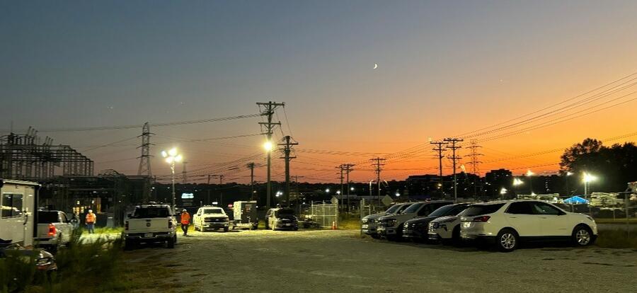 One of many field operations centers that enable utilities to quickly deploy people and resources to the hardest hit areas.