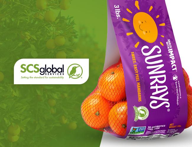 Jac Vandenberg Introduces the World’s First SCS Sustainably Grown® Certified Mandarins to the United States Market 