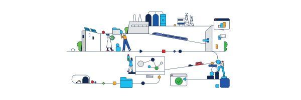 Illustration of a life cycle