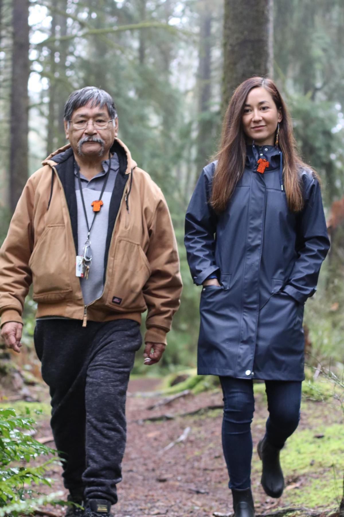 PATHWAYS pilot participant Paul San, a member of the Ahousaht First Nation, and Rachel Dickens, a Registered Dietitian and Certified Diabetes Educator