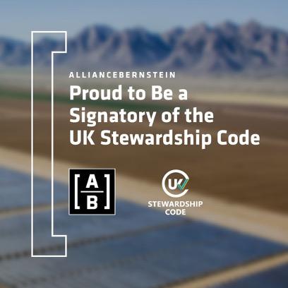 "Proud to Be a Signatory of the UK Stewardship Code"
