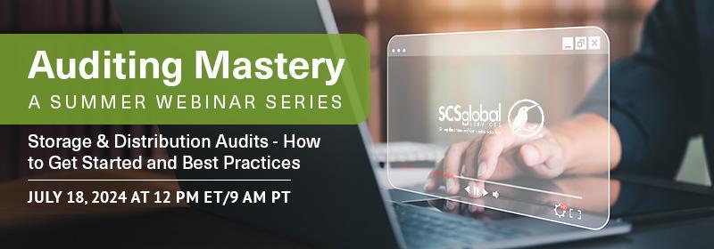 Webinar: Storage & Distribution Audits - How to Get Started and Best Practices