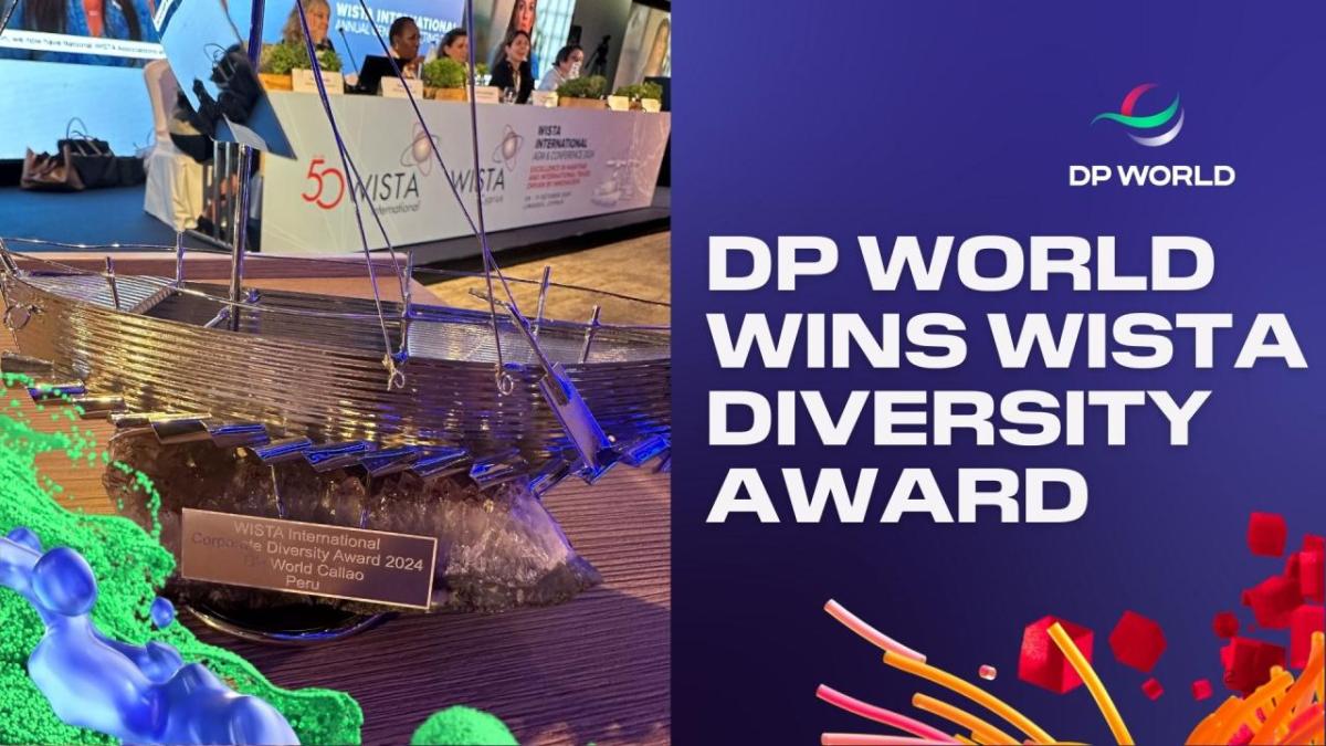 "DP WORLD WINS WISTA DIVERSITY AWARD"