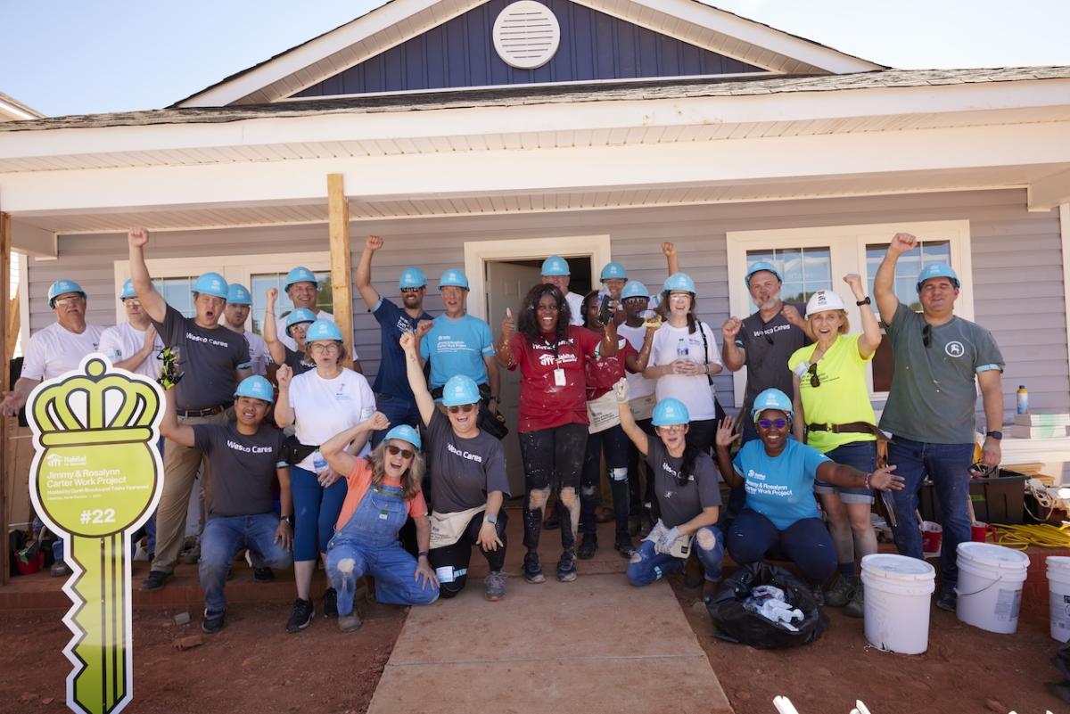  Wesco sponsored the 2023 Jimmy & Rosalynn Carter Work Project with Habitat for Humanity.