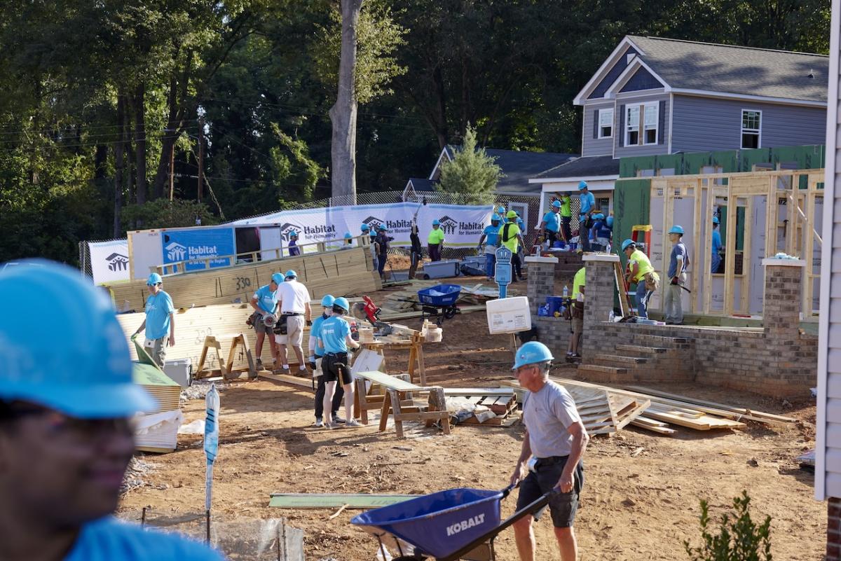 Carter Work Project: Wesco sponsored the 2023 Jimmy & Rosalynn Carter Work Project with Habitat for Humanity.