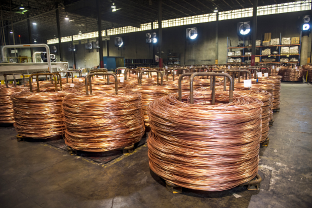 Rolls of Copper wire