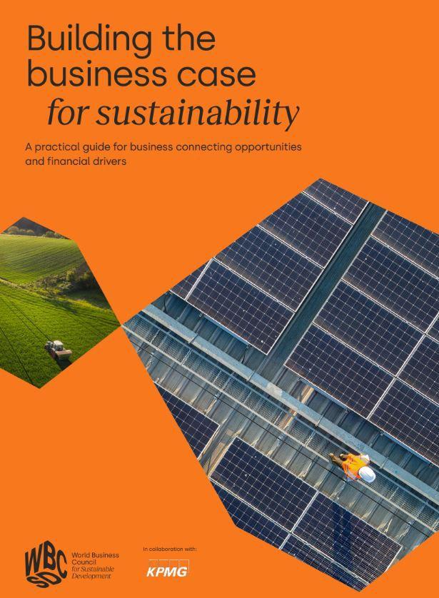 Report cover "Building the business case for Sustainability"
