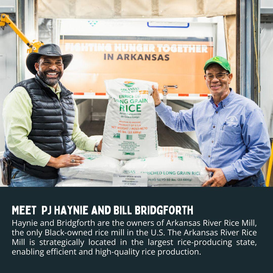 "Meet PJ Haynie and Bill Bridgforth" with image of two people smiling