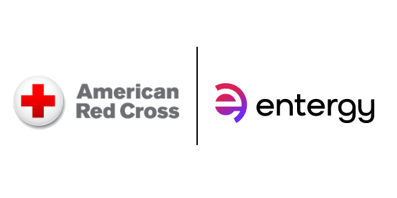 American Red Cross and Entergy logos