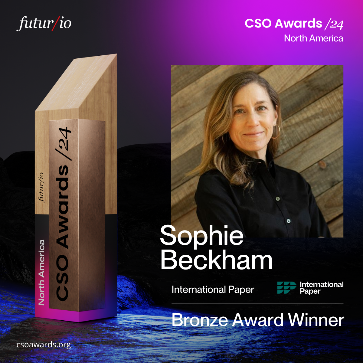 Futur/io award winner Sophie Beckham