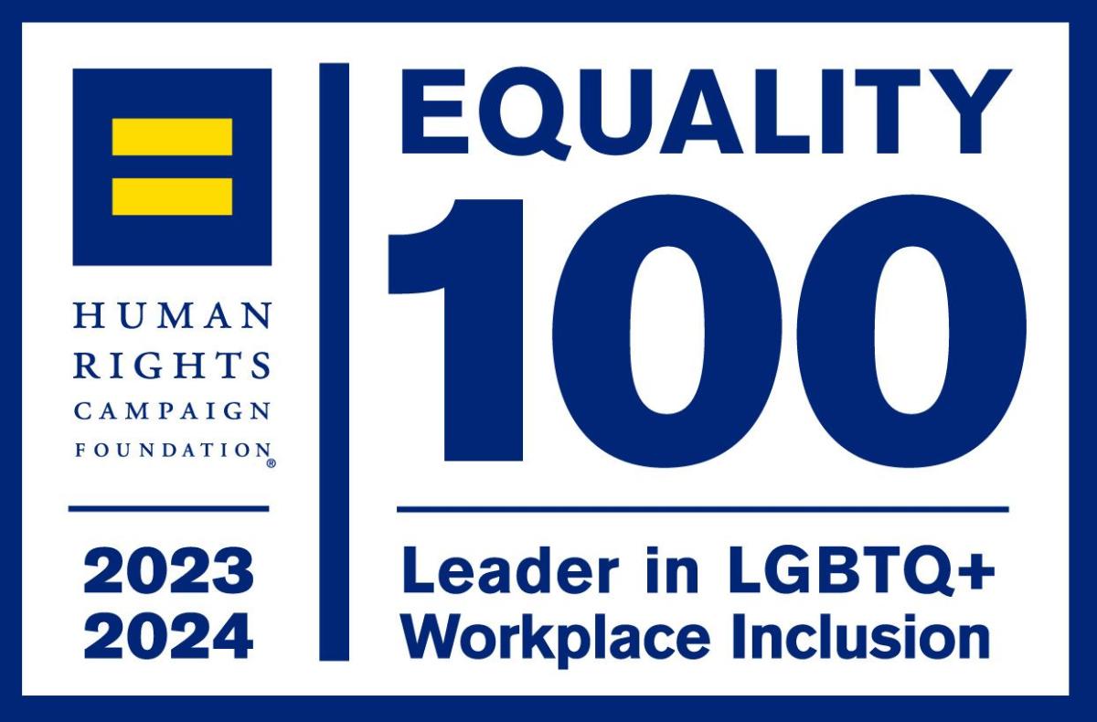 Equality 100 badge.