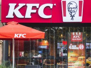 Exterior of a KFC restaurant