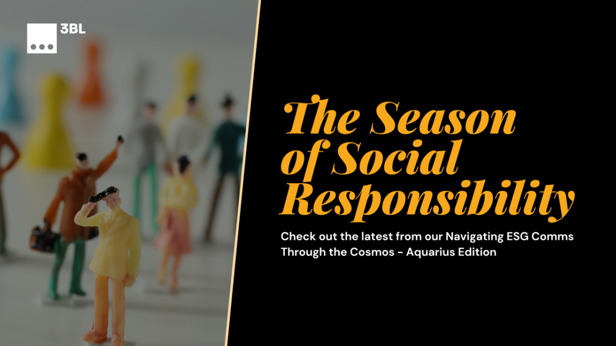 The Season of Social Responsibility