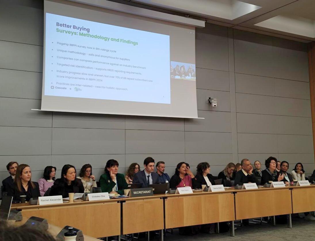 Cascale at the OECD Forum on Due Diligence in the Garment & Footwear Sector