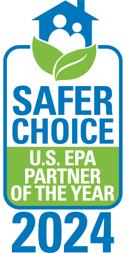 "2024 Safer Choice U.S. EPA Partner of the Year" badge.