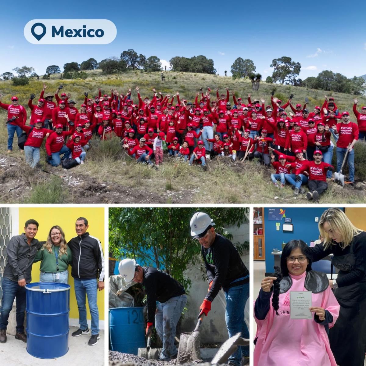 volunteers in Mexico