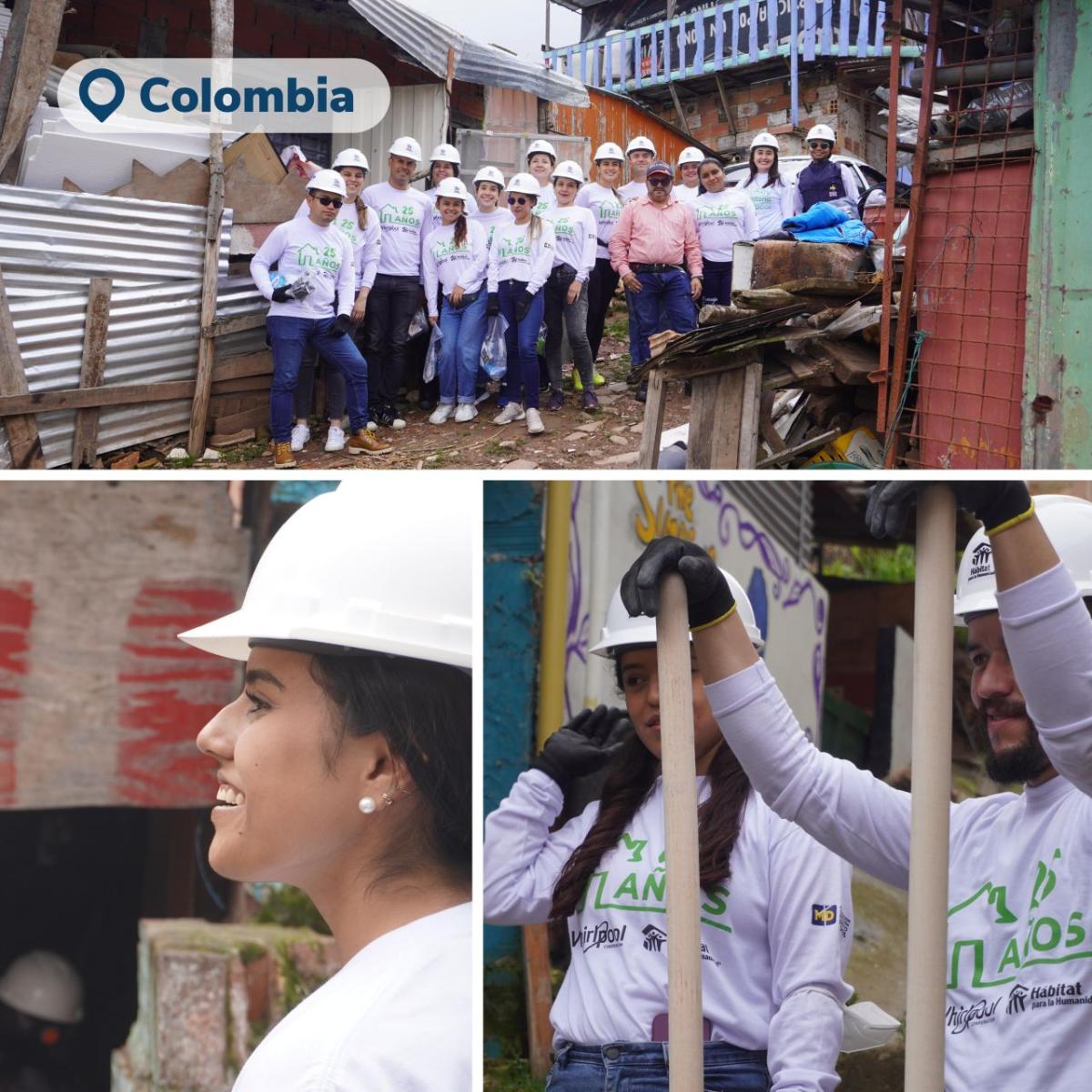 volunteers in Colombia