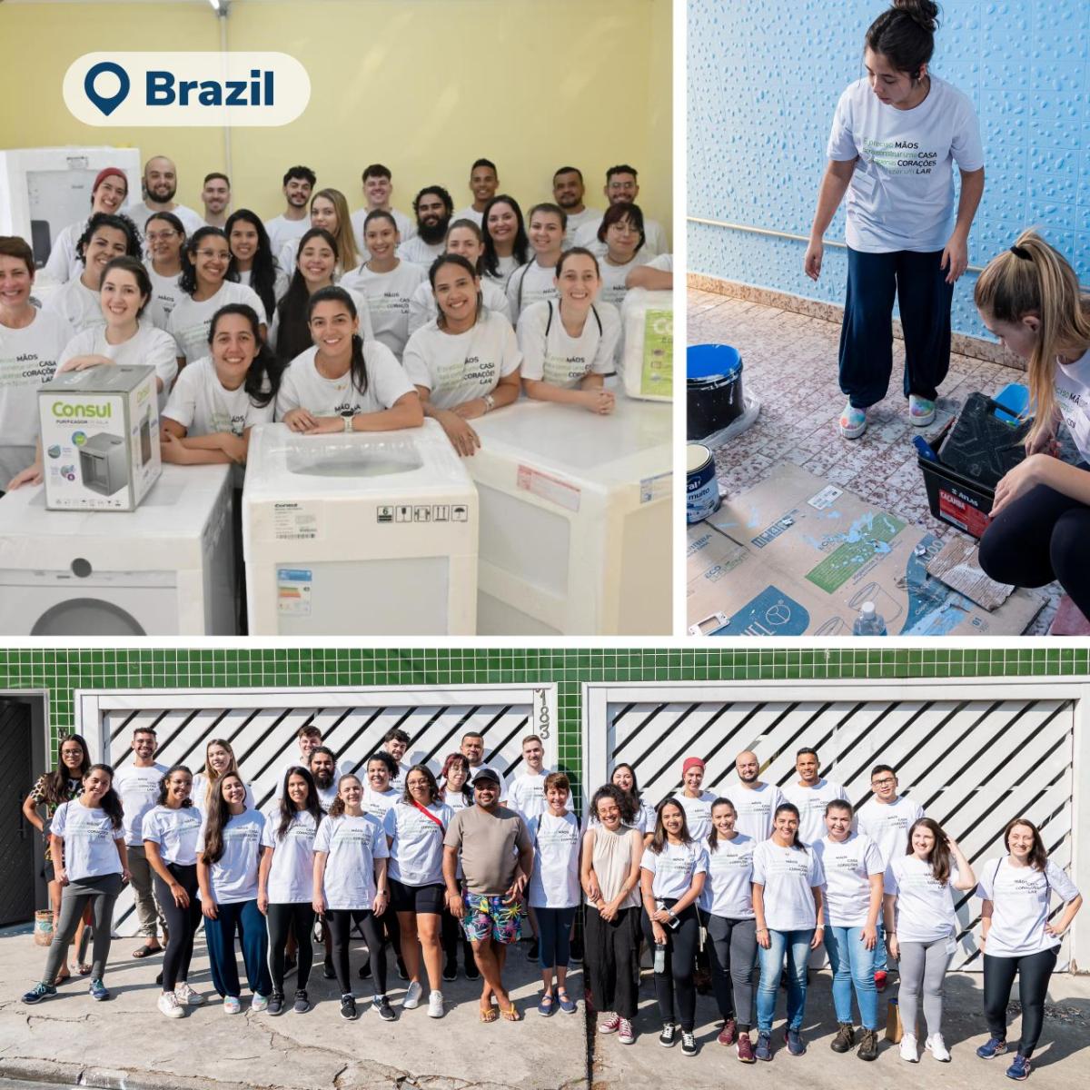 volunteers in Brazil