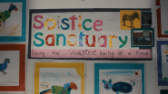 Solstice Sanctuary display board 