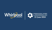 Whirlpool logo and International women in engineering day logo
