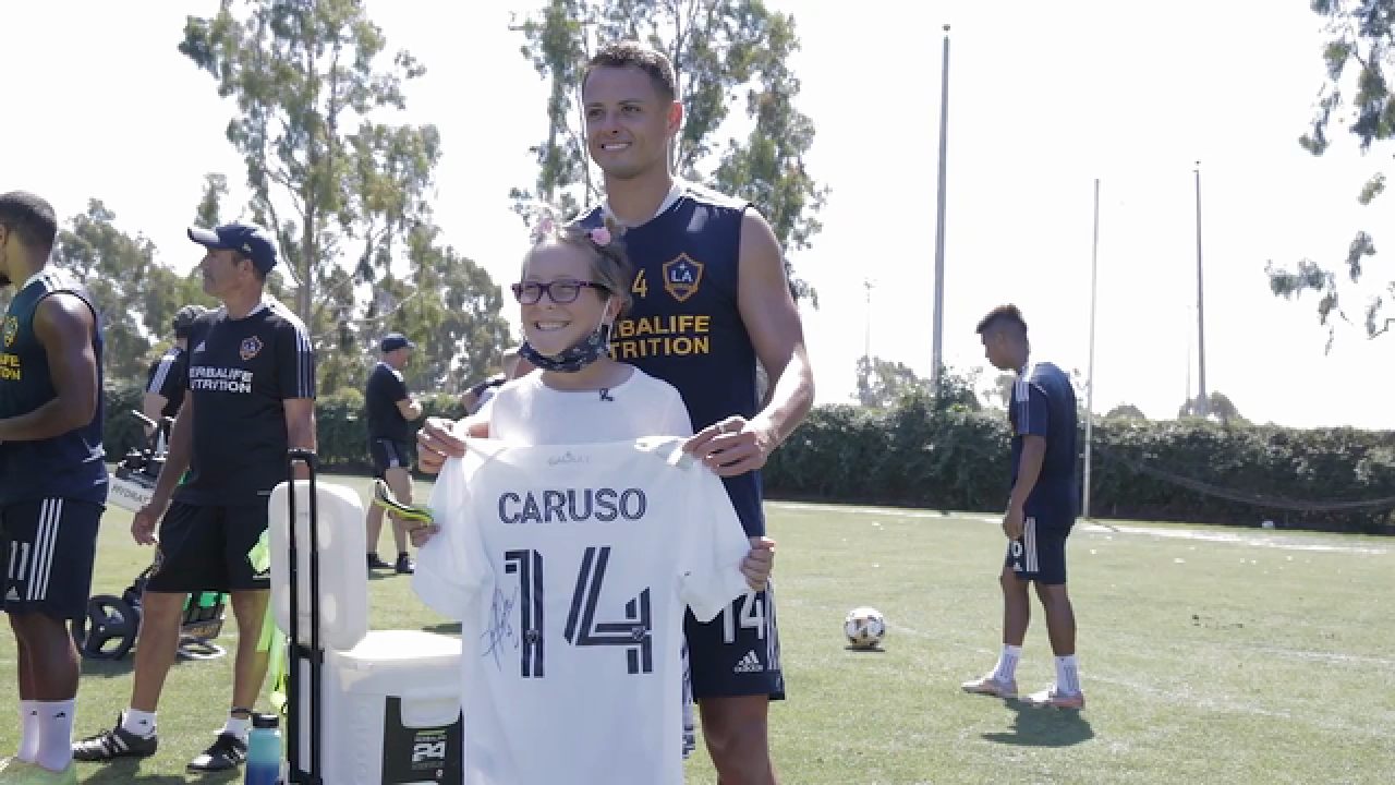 LA Galaxy Celebrate Childhood Cancer Awareness Month