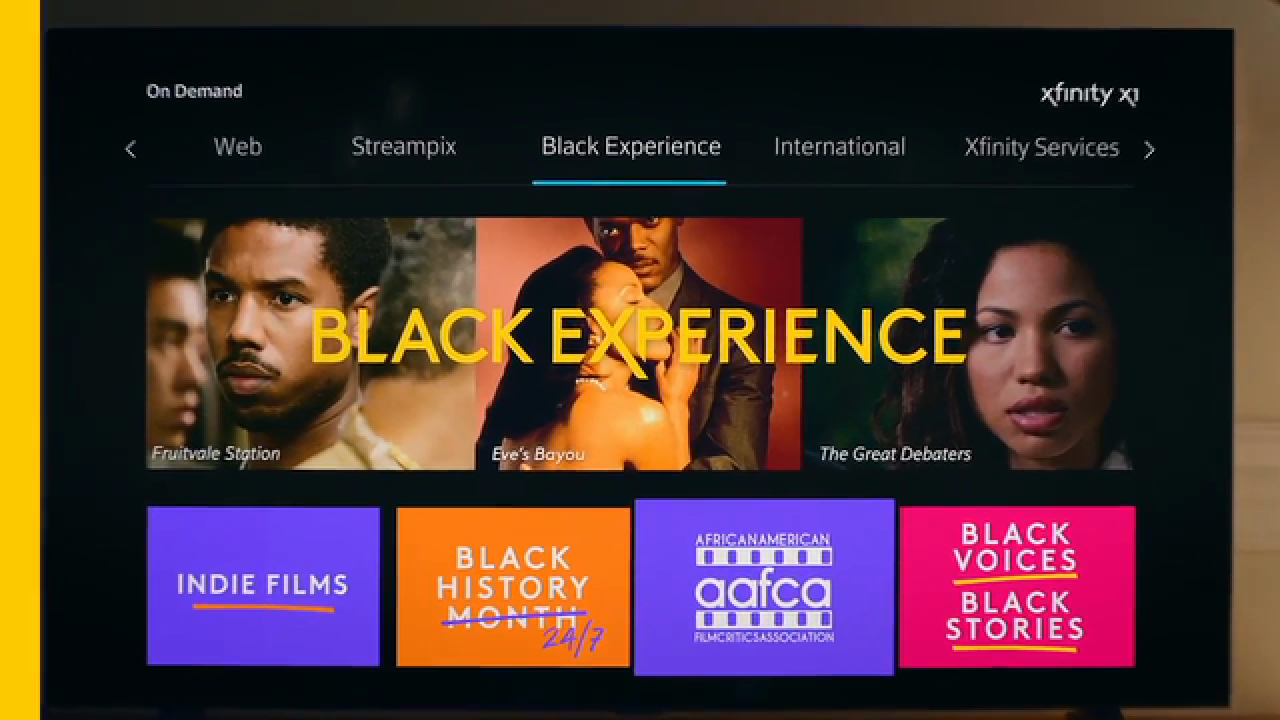 Comcast Launches 'Black Experience' on Xfinity With 100-Plus Titles