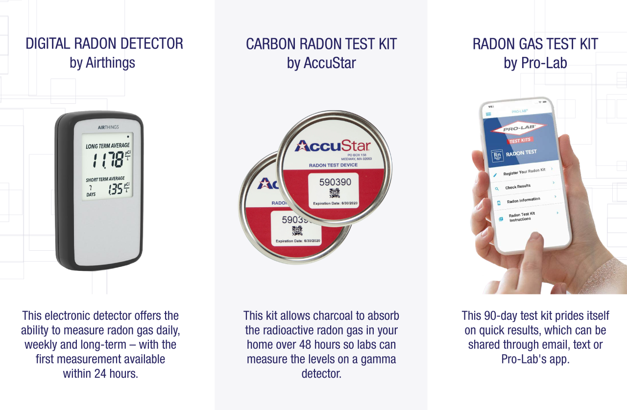 radon testing kit home depot