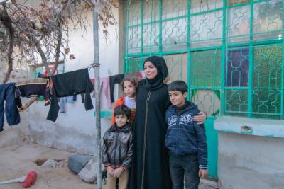 One of the featured families from the film Salam Neighbor, a Comcast NBCUniversal Impact Grant Winner, highlighting the Syrian refugee crisis.