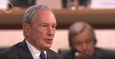 WATCH: <a href=" https://www.youtube.com/watch?v=RBt3FJ64Uf4"target="_blank"> Mike Bloomberg Speaks at the One Planet Summit </a>