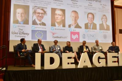 Michael Castellano, The Walt Disney Company; Peter Fatelnig, EU; Sean Callinicos, Cardinal Health; Stephen Taylor, Lyft; Ted Zoller, UNC Kenan-Flagler School of Business; Dr. Kelly Otter, Georgetown University