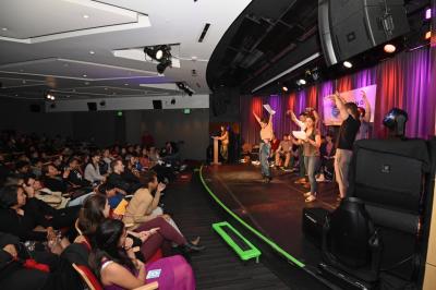 AEG teams up with Young Storytellers to mentor a group of students from Hollenbeck Middle School in Boyle Heights, Calif. in the Script-to-Stage program, where students’ scripts are brought to life by professional actors at the Clive Davis Theater in the GRAMMY Museum at L.A. LIVE on March 21, 2018.