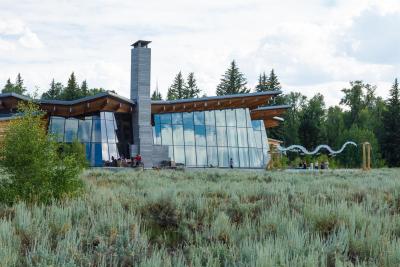 Student art installations debut at the Craig Thomas Discovery Center in partnership with Subaru, Grand Teton National Park, Jackson Hole Public Art, Teton County School District. CREDIT: David J Swift
