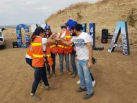 As part of this year’s World Environment Day activities, employees at the General Motors Silao plant in Mexico collected plastic waste to create signage for their site.
