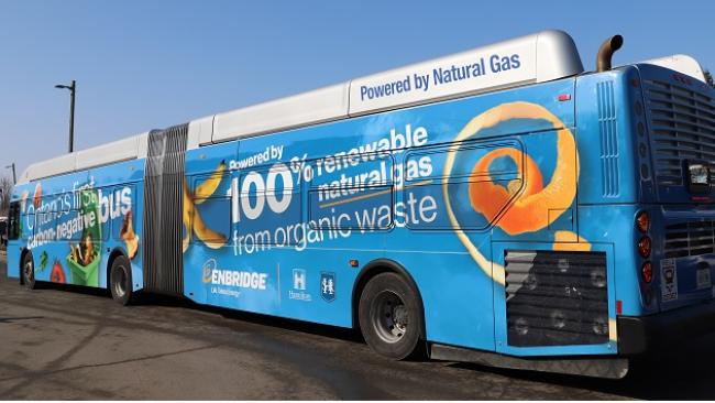 Ontario S First Carbon Negative Bus Hits The Road