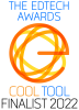 "THE EDTECH AWARDS COOL TOOL FINALIST 2022" with logo